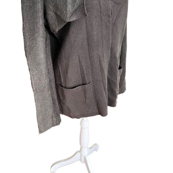 Akris Cashmere Angora Brown Cardigan Jacket Coatigan Sweater Size 8 Quiet Luxury - Picture 4 of 10